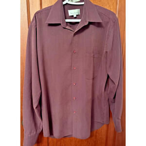 Bill Blass, Men's Shirt, Dusky Purple, sz 15.5, Long Sleeve, All Occasion
